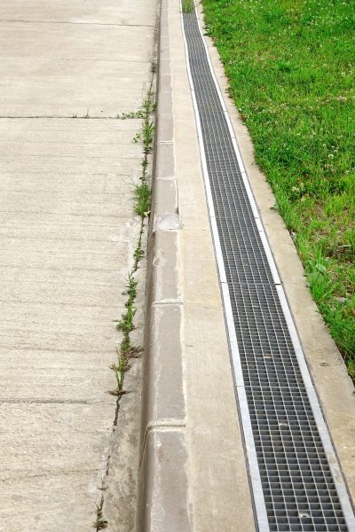 Concrete Drain Installation in Waxhaw